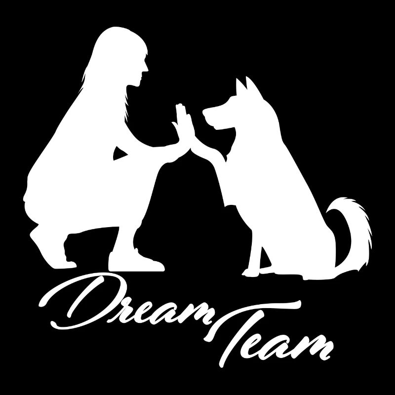 Dream Team Hund weiß