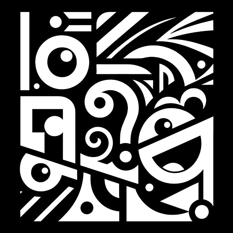 Motif de tourbillon noir et blanc