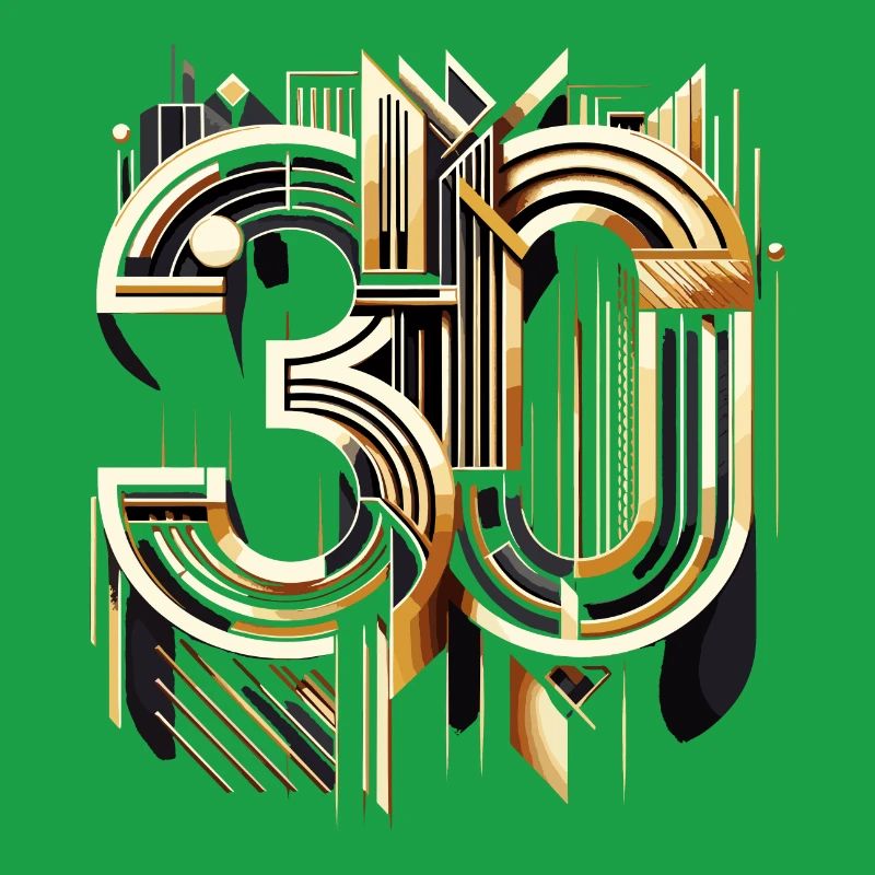 30 ans or moderne 30e cadeau d’anniversaire