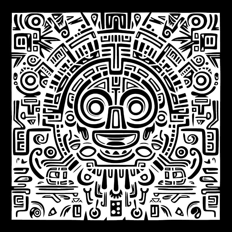 Inca, Aztèque, Motif Maya, Oeuvre d’art