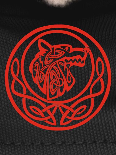 Red Wolf Lunar Symbol