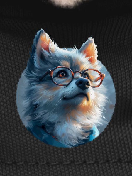Illustration of Wolf with Glasses