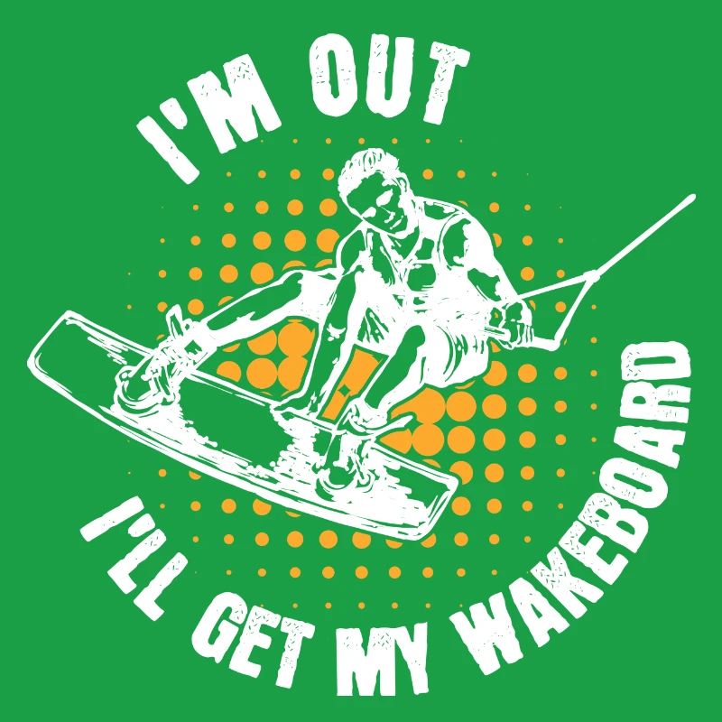 Kitesurfer Statement Wakeboard Surfing Stunt