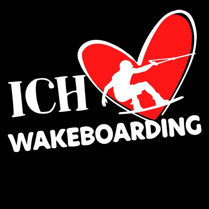 Wakeboard Statement Heart Stunt Kitesurfer Surfing