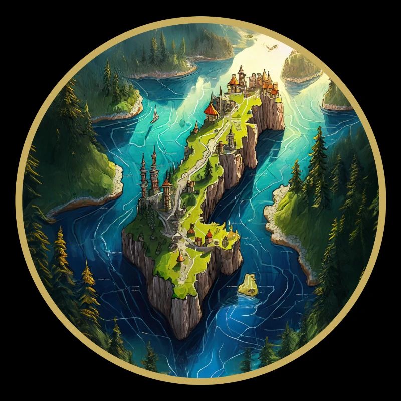 Fantasy Sweden map