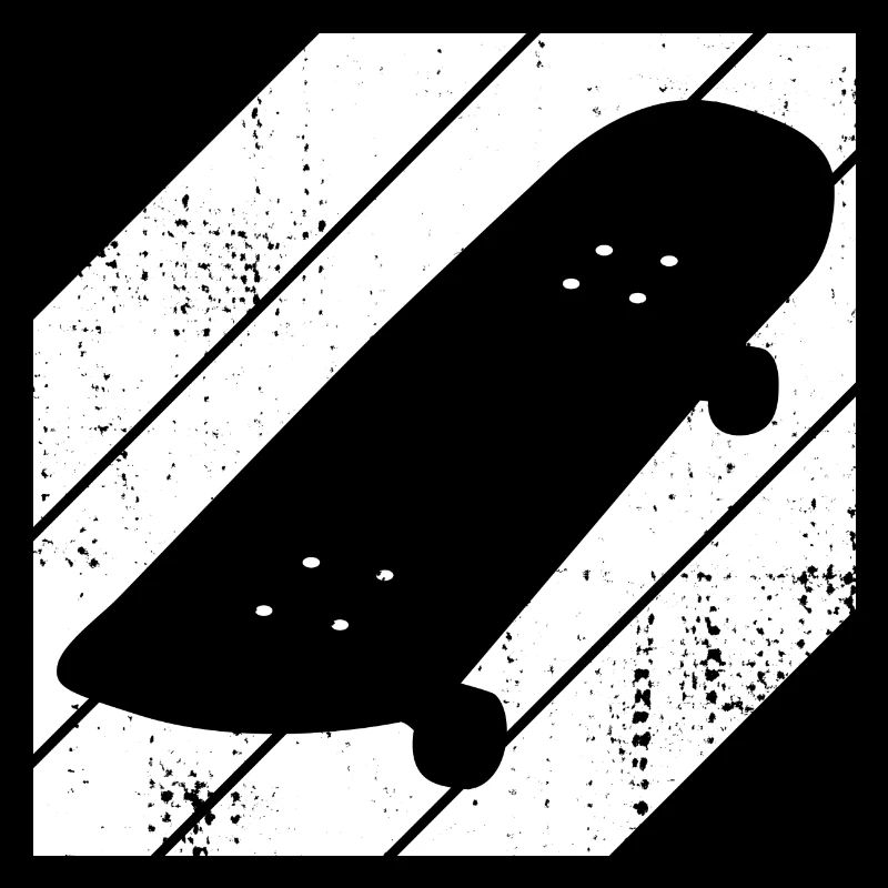 Dessin de planche à roulettes