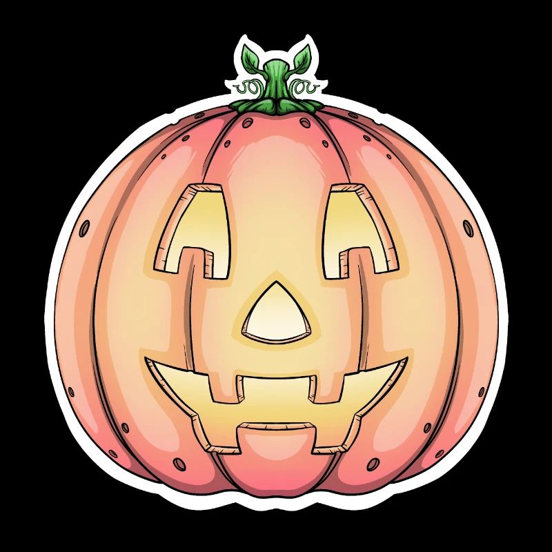 Halloween Pumpkin Jack-o'-Lantern Design