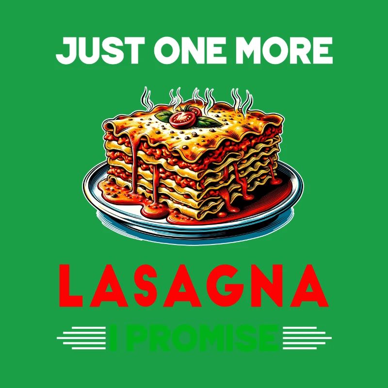 Nur noch eine Lasagne, versprochen