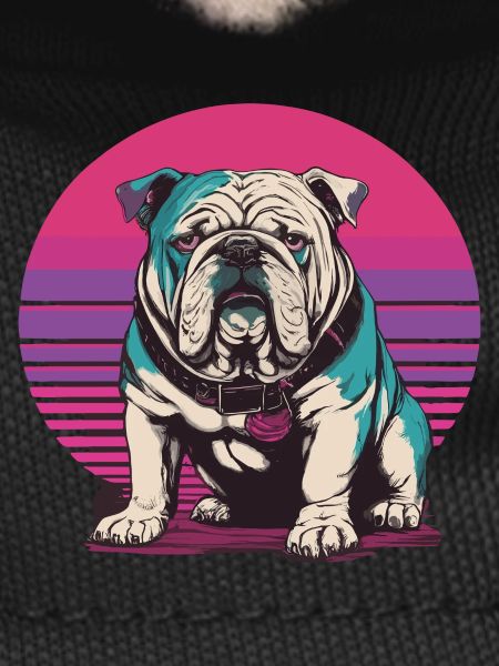 Retro Bulldog Illustration