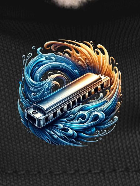Harmonica abstract design