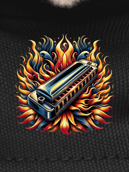 Harmonica abstract design