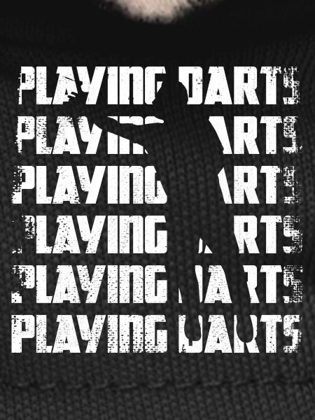Playing darts