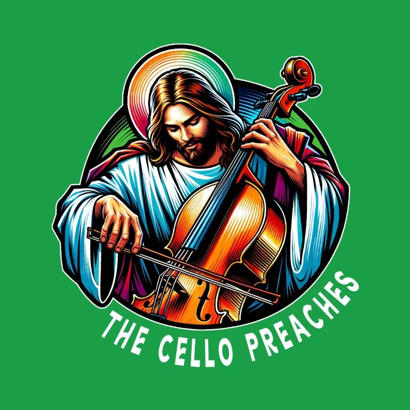 Le violoncelle prêche Jésus-Christ