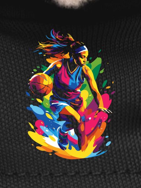 Woman Playing Basketball