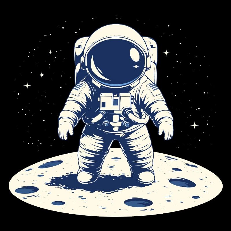 An Astronaut on the Moon