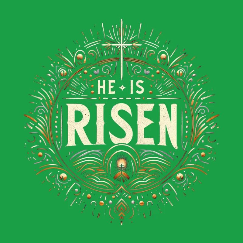 He Is Risen – Easter Ornament