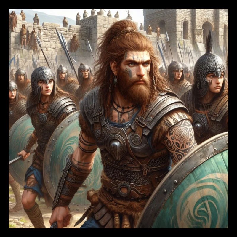 Celtiberians defending Numancia