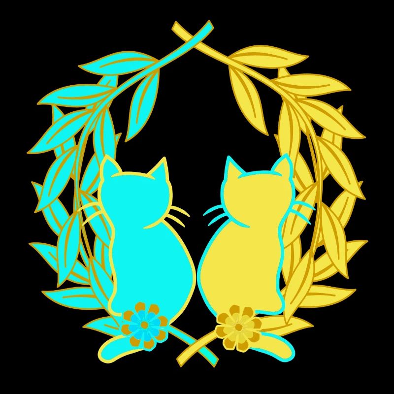 Lorbeerkranz Katzen Katze Ukraine Tierschutz