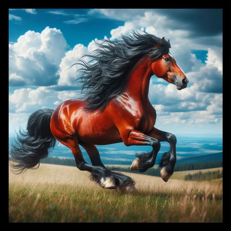 Galloping horse