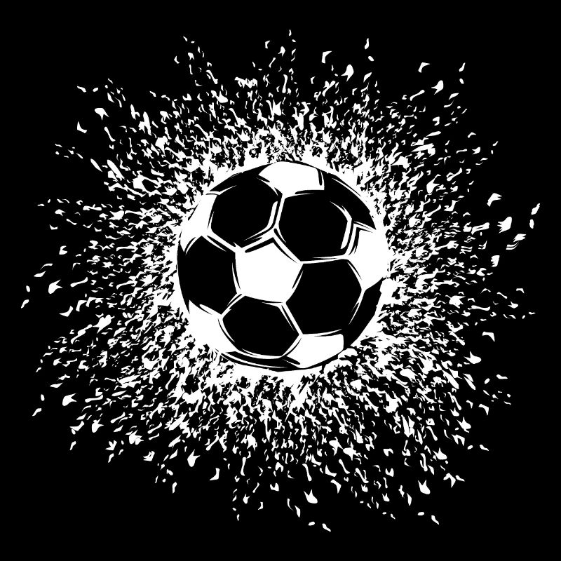 Soccer Sun Explosion Soccer Team Icon Logo