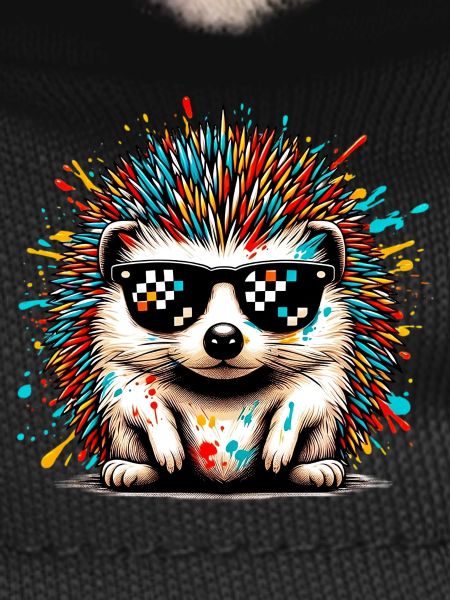 Hedgehog with sunglasses