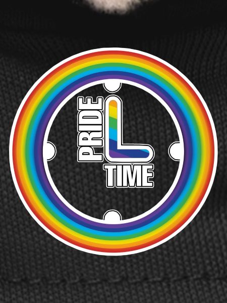 Rainbow Pride Ring Clock