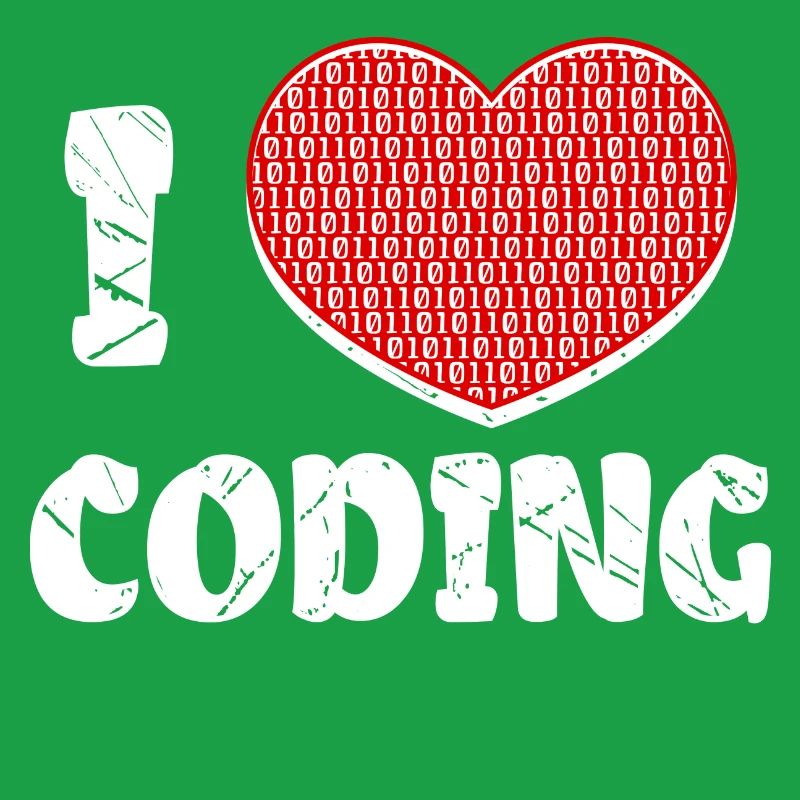 Developer Herz Coden Statement Programmierer