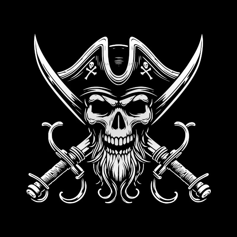 Pirate Skull Sabers