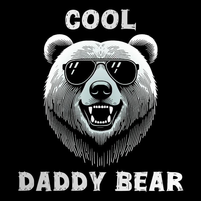 Cooler Daddy Bärenkopf mit Sonnenbrille