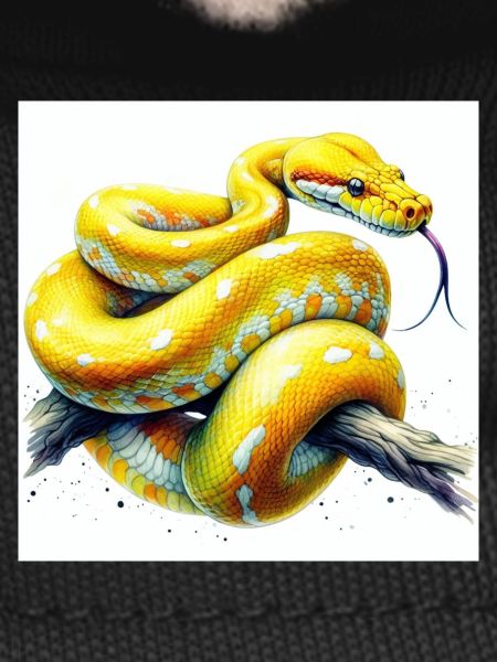 Python jaune