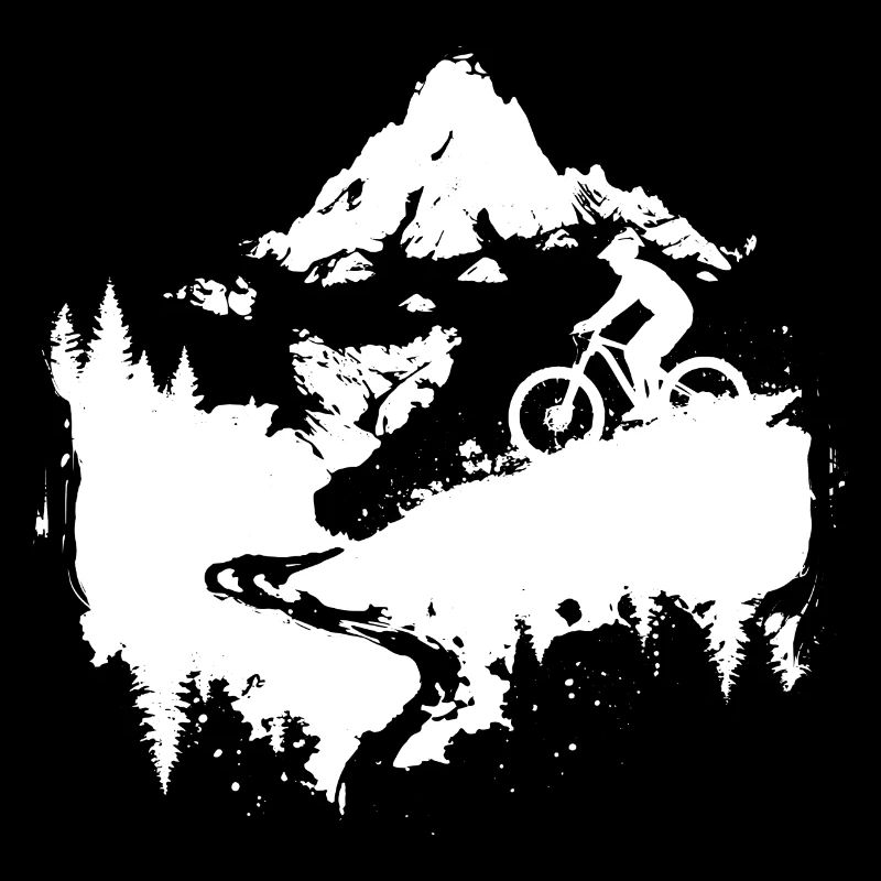 Mountain Biking Sketch