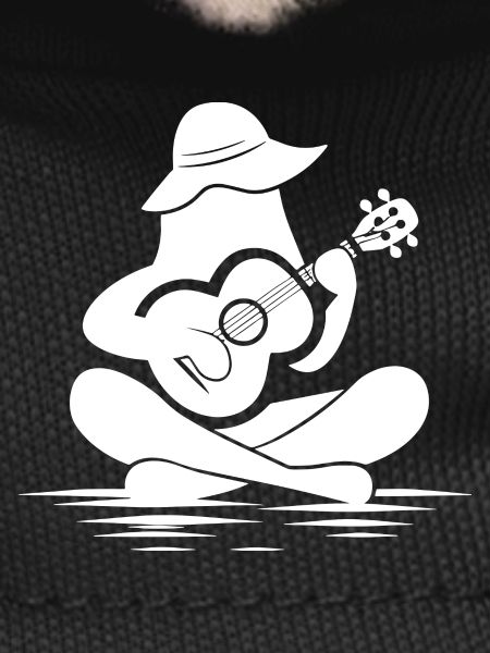 Female Ukulele Drawing