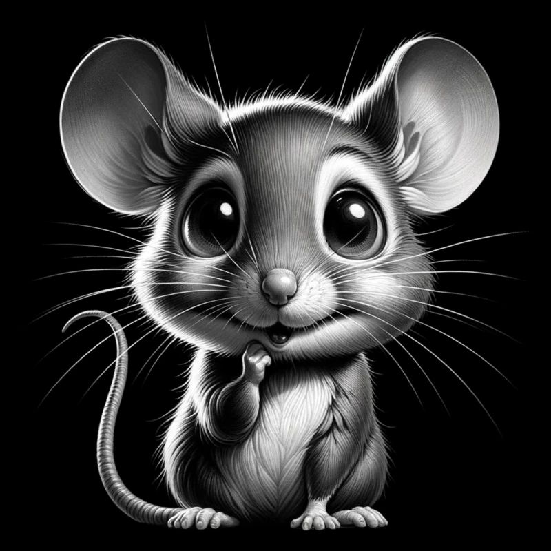 Adorable Cute Mouse Design