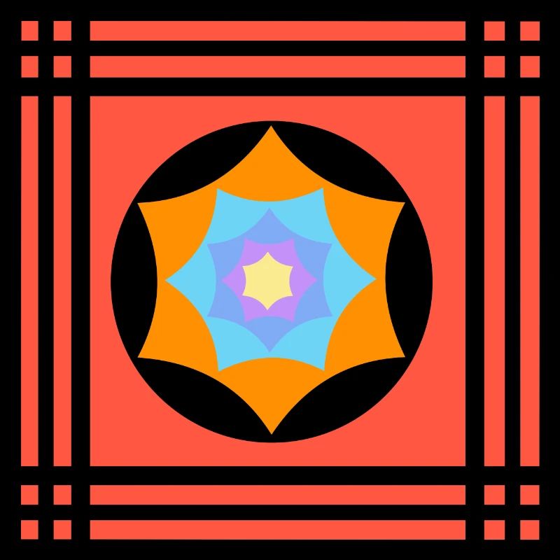 Farbenspiele mit Stern