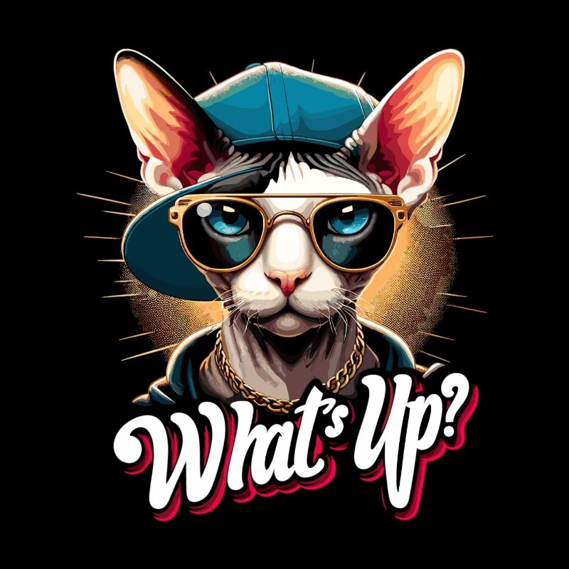 Cornish Rex Was geht ab Katze Geschenk