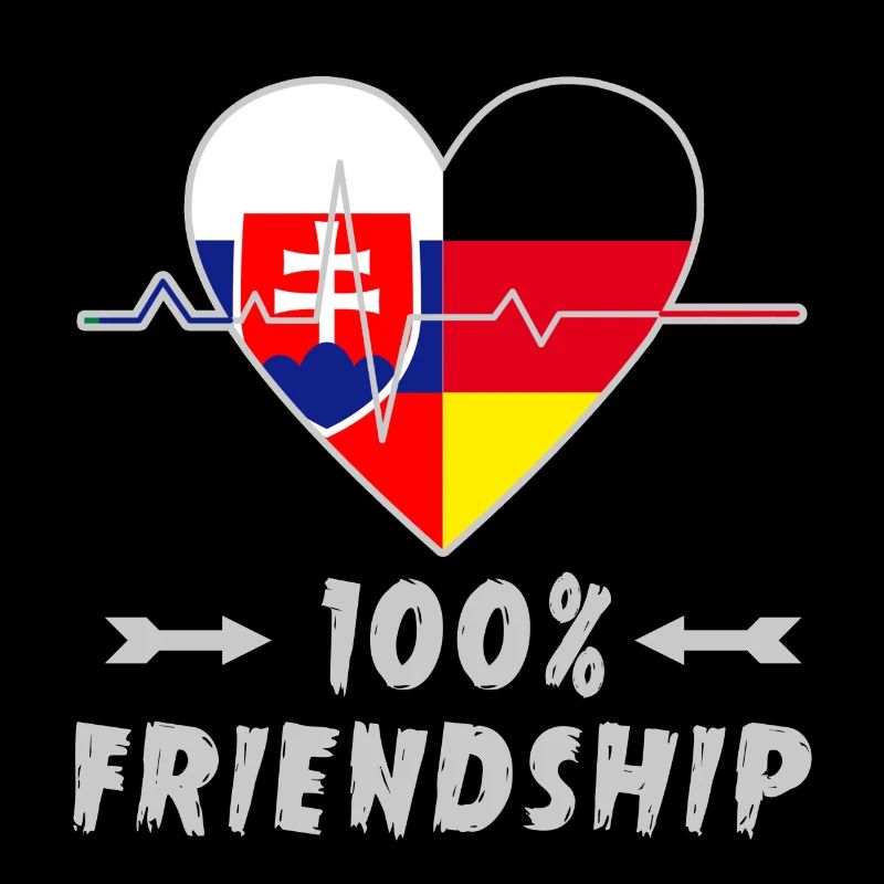 Slowakei und Deutschland 100% Freundschaft