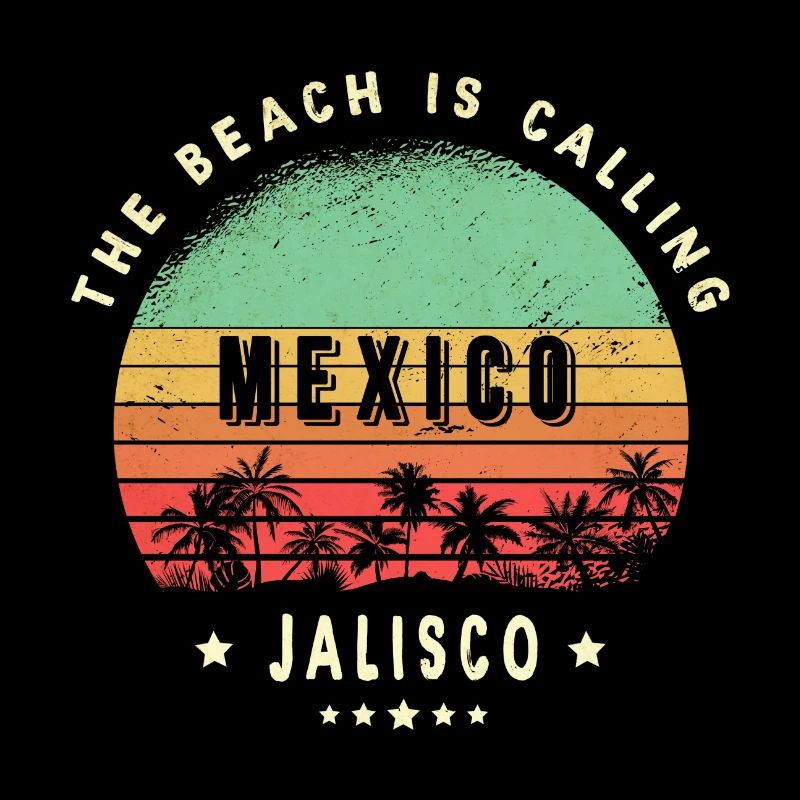 Motif du désert de cactus de Jalisco Mexico