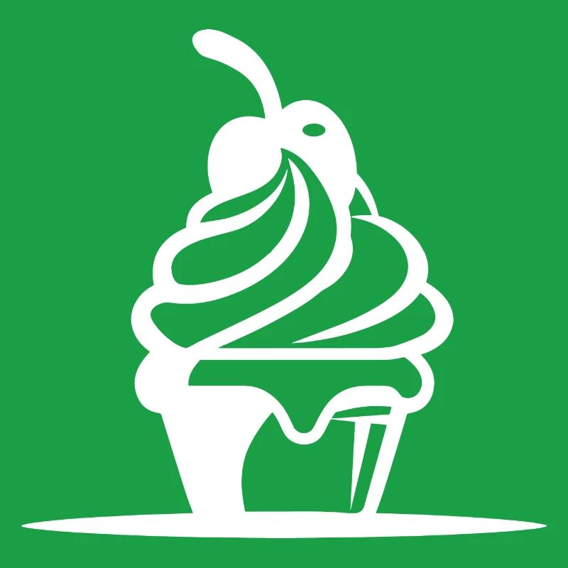 Graphique de crème glacée