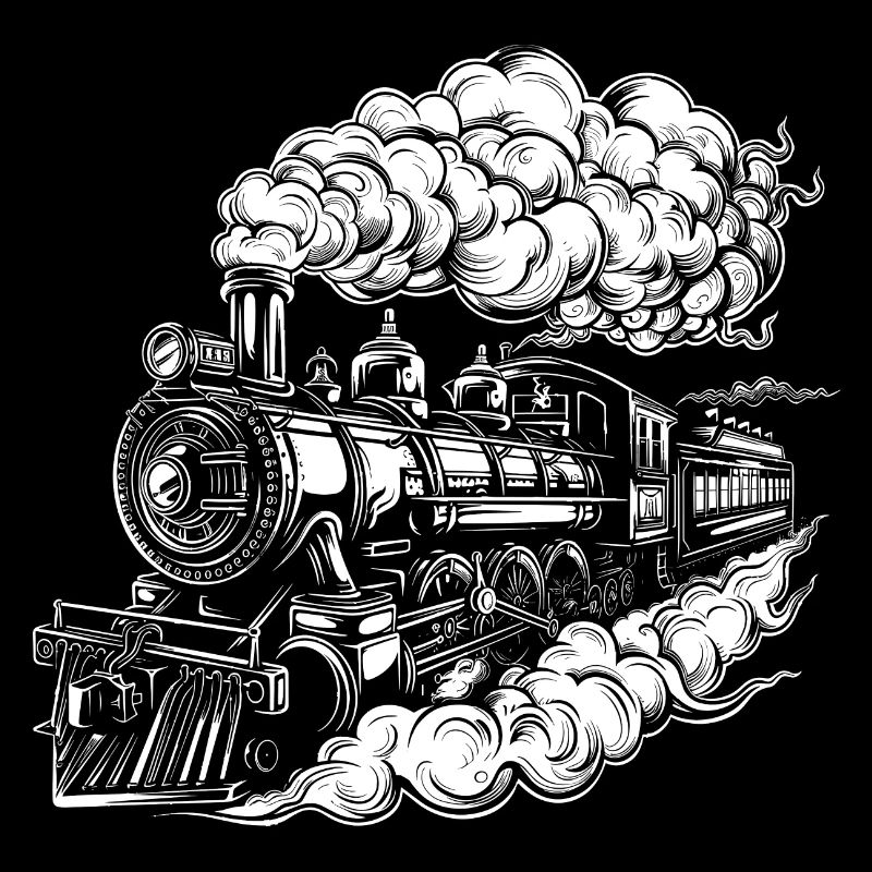 Graphiques de locomotives à vapeur