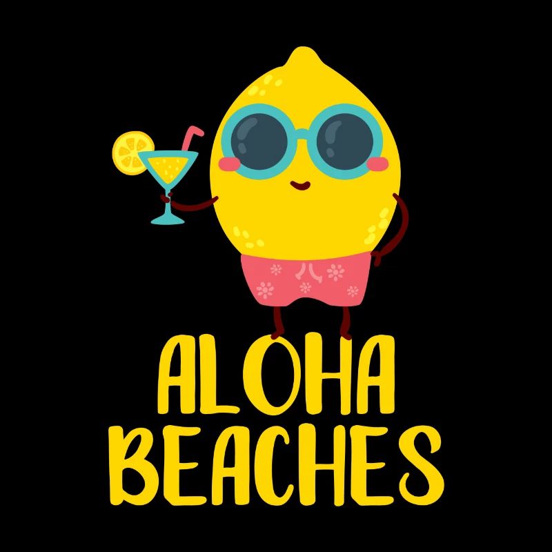 Coole Zitrone Aloha Beaches Strandurlaub