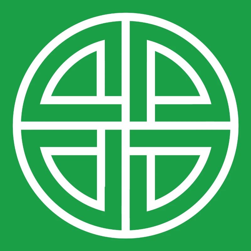 White shield knot