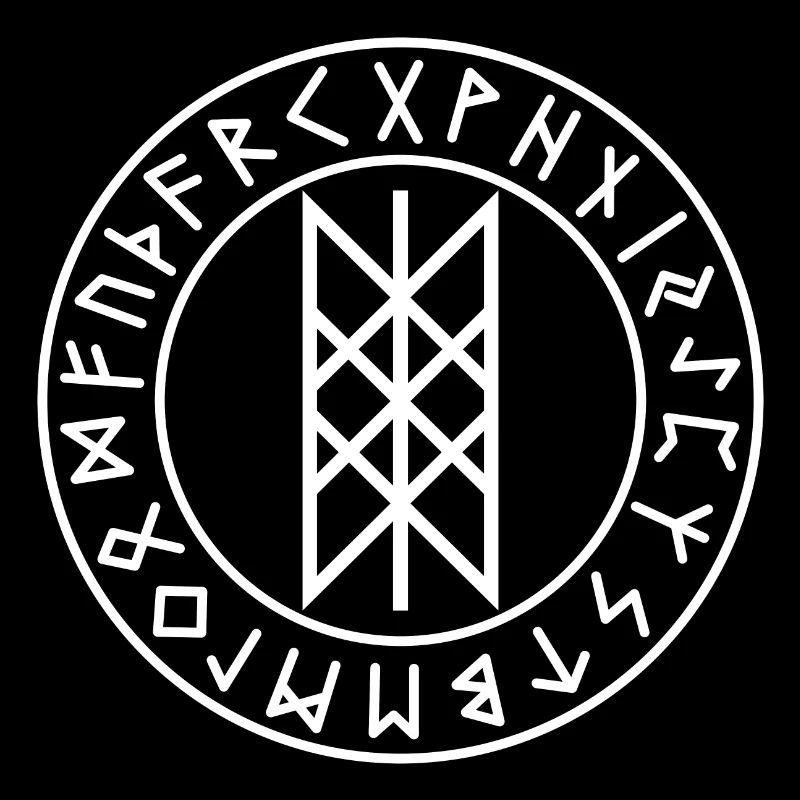 Cercle de runes blanches du wyrd