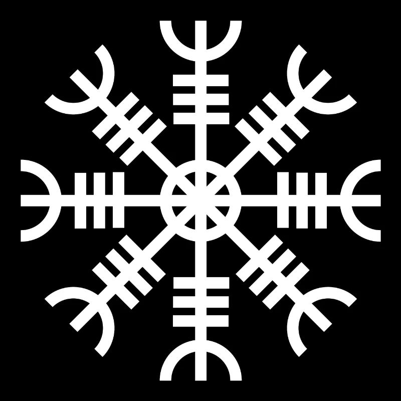 Aegishjalmur weiße Farbe