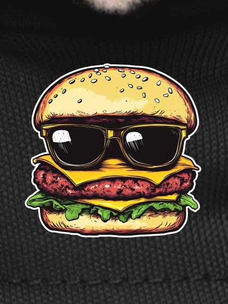 Burger with Sunglasses – Pop Art