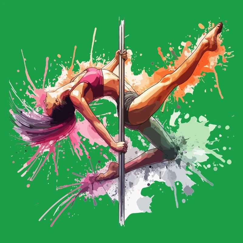 Pole Dance Couleurs Dynamiques Pole Dance Cadeau