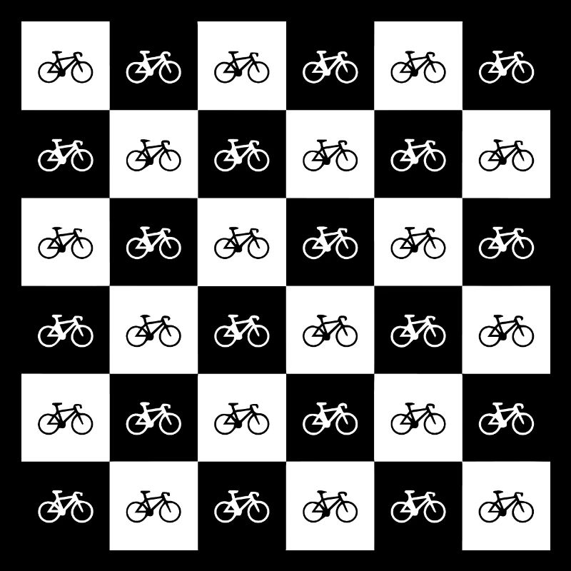 Geometric Bicycle Pattern Design