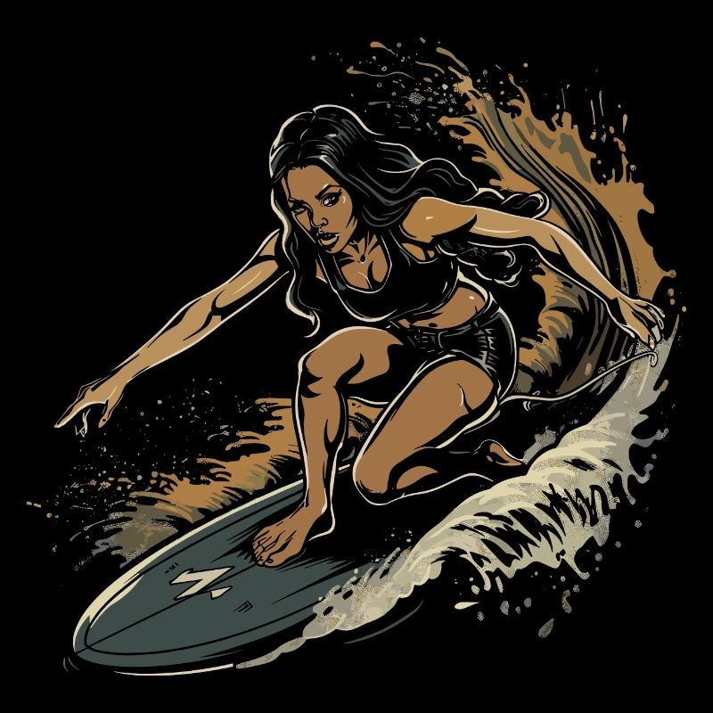 Surfer Graphic