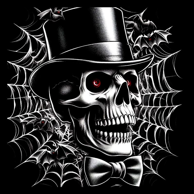 Halloween Elegant Skull