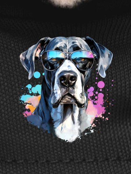 Great Dane with sunglasses