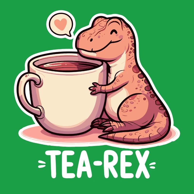 Tea Rex Tea Rex Tea Drinker Gift